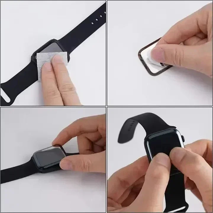 Protector Film For Apple Watch 44-45mm 40mm 41mm 46-42-38mm Curved Screen Protectors iwatch series 11 10 8 7 SE 9 Ultra 2-3 4