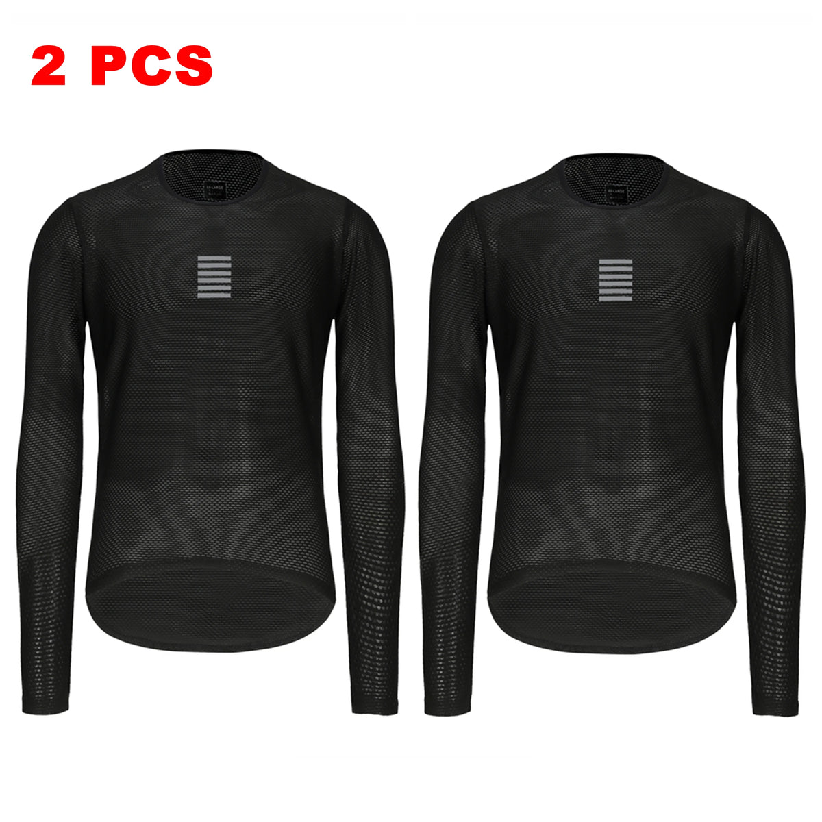 Rsantce 2024 Cycling Base Layer Long Sleeve Bike Sports Bike Shirt Underwear Racing Bicycle Jersey Shirt Undershirt - Black-B
