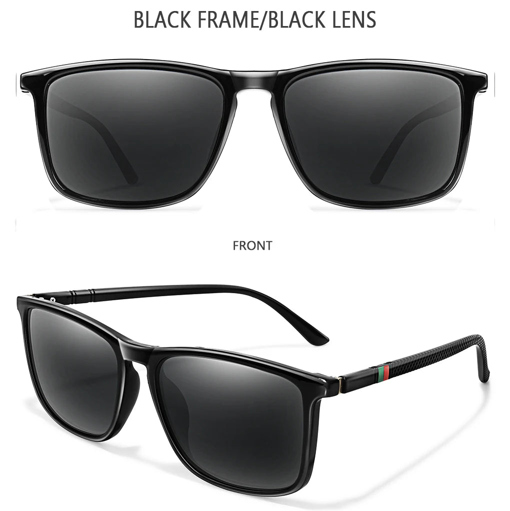 Luxury Square Vintage Polarized Cycling Sunglasses Men Women Fashion Travel Driving Fishing Sun Glasses Male Eyewear UV400 -