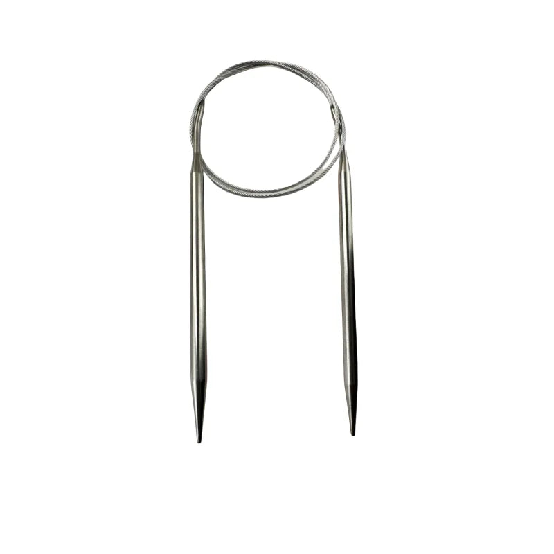 Stainless Steel Circular Knitting Needles 1.5-10mm Crochet Hooks Set Craft Tools DIY Weaving Needle Pins for Knitting