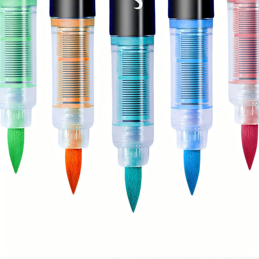 Acrylic Markers Brush Tip Paint Marker 12-72 Colors Acrylic Paint Pen for Rock Canvas Wood Ceramic Adult Coloring DIY Crafts