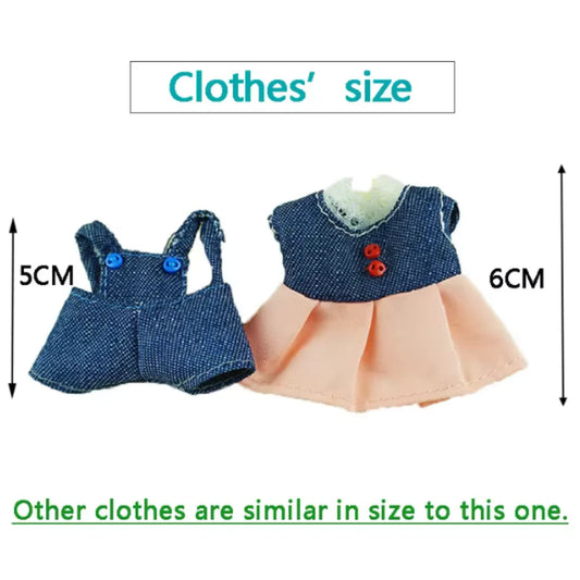 Plush Doll Outfit 17cm Knitted Sweater Accessories DIY Crafts For Kpop Dolls