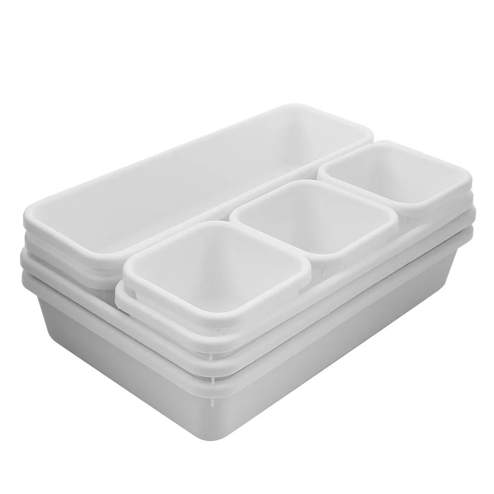 8pc/set Storage Drawer Storage Box Sundries Jewellery Holder Make Up Organizer Box Kitchen Bathroom Storage Trays Closet Cove