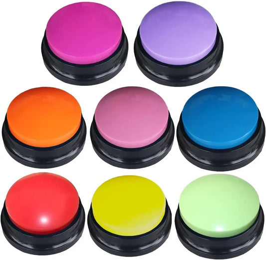 Recordable Dog Button For Pet Training, Learning Games, And Communication