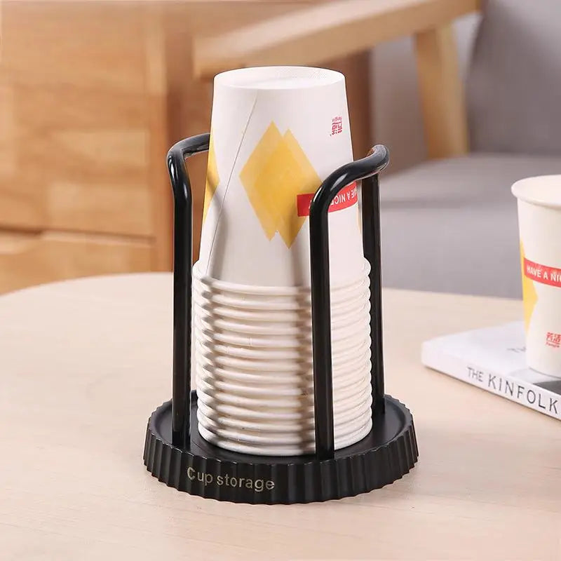 Household Disposable Paper Cup Holder, Desktop Paper Cup Storage Rack, Suitable For Living Room, Dining Room And Other Cup Ta