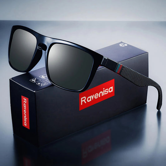 Fashion Square Vintage Polarized Sunglasses Men Women Retro Driving Fishing Sun Glasses UV400 Eyewear