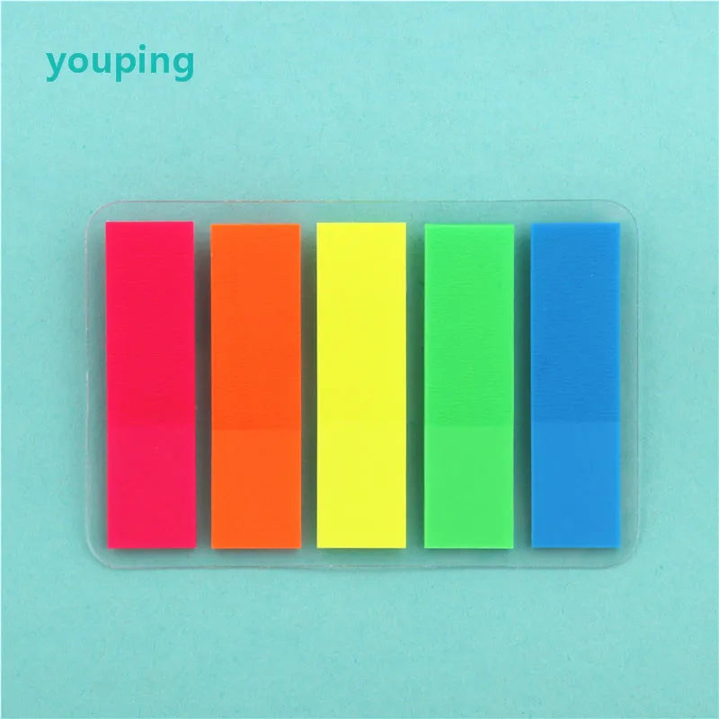 15 Types Color Self Adhesive Memo Pad Sticky Notes Bookmark Point It Marker Memo Sticker Paper Office School Supplies - A