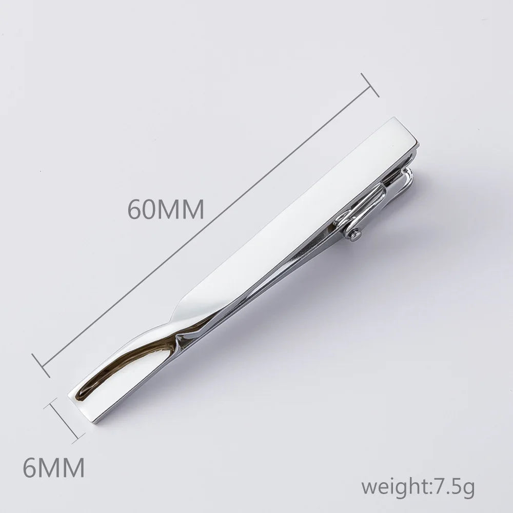 1pc Men's Business Tie Clip - Stylish and Durable Tie Bar for RegularTies -Perfect for Weddings and Business Meetings - Antiq