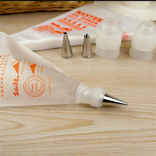 Pastry Piping Sleeves Leak Disposable Bag Confectionery Cake Accessories Baking Decorations Pocket Syringe Icing Cream Squeez