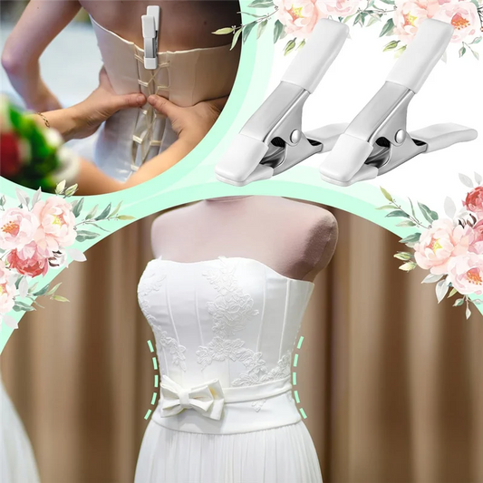 Heavy Duty Fixed Clamp 4 Pack Dress Clips Clothing Clamps For Fitting Bridal Seamstress Mannequin Wedding Photographer