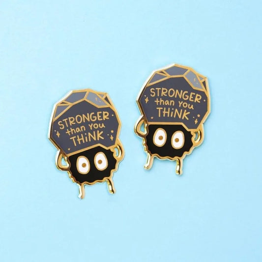 Stronger Than You Think Hard Enamel Pins Fashion Medals Ant Brooch Metal Lapel Pin Badge Backpack Accessories Jewelry Gift 20