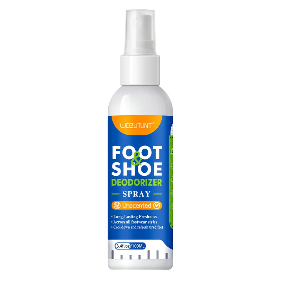 100ml Foot Shoes Deodorizer Spray Lemon Perfume Feet Shock Odor Nemesis Deodorant Removal Antibacterial Refresh Stink Freshen
