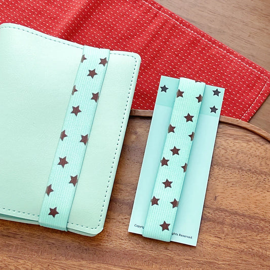 Elastic Strap for A7 M5 Planner Notebook Cute Star Decoration INS Style Storage Accessory Kawaii Straps for Scrapbooking