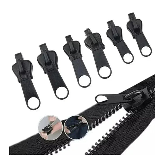 6/12pcs Instant Zipper Universal Instant Fix Repair Kit Replacement Zip Slider Teeth Multifunctional Clothing Replacement Zip
