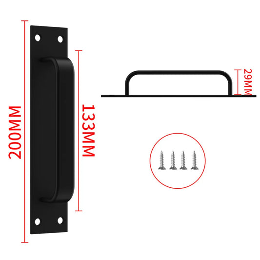 Door Handle Aluminum Alloy Window Cabinet Balcony Sliding Door Pull Punch-Free Pull Closet Furniture Hardware Home Improvemen