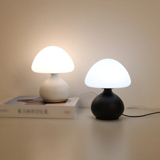 Modern minimalist mushroom table lamp with three color switching and infinite dimming for home decoration atmosphere table la