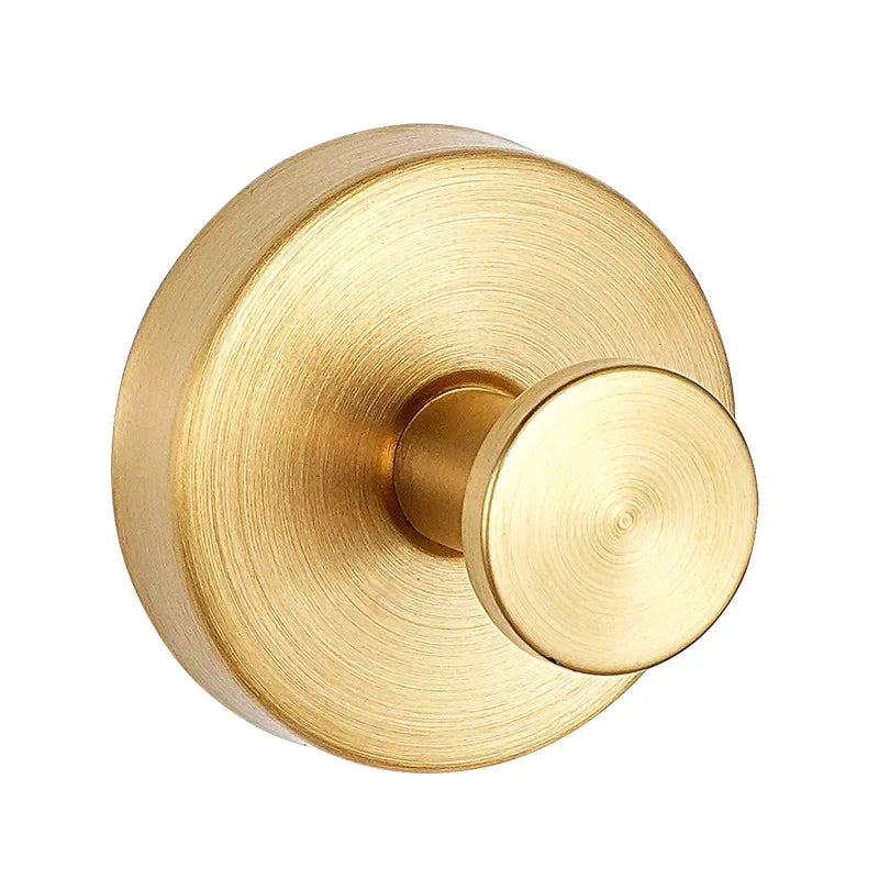 Vacuum Suction Cup Hooks Punch Free Bath Sucker Hook Wall Hook Hanger Glass Kitchen Bathroom Hooks for Towel Handbag - Gold /