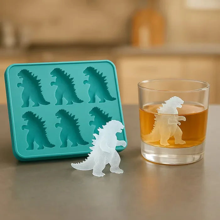 6 Grid Monster Ice Mold Large Silicone Ice Cube Molds Makes Ice Dragon DIY Ice Maker Ice Cube Tray Household Ice Lattice Whis