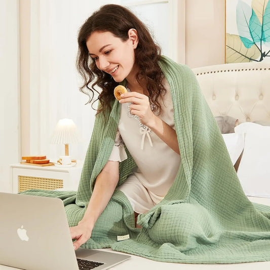 Double Gauze Cotton Fabric 100% Cotton for DIY Craft Sewing Material Dress Towel Bedding Sets Cheesecloth Table Runner Fabric