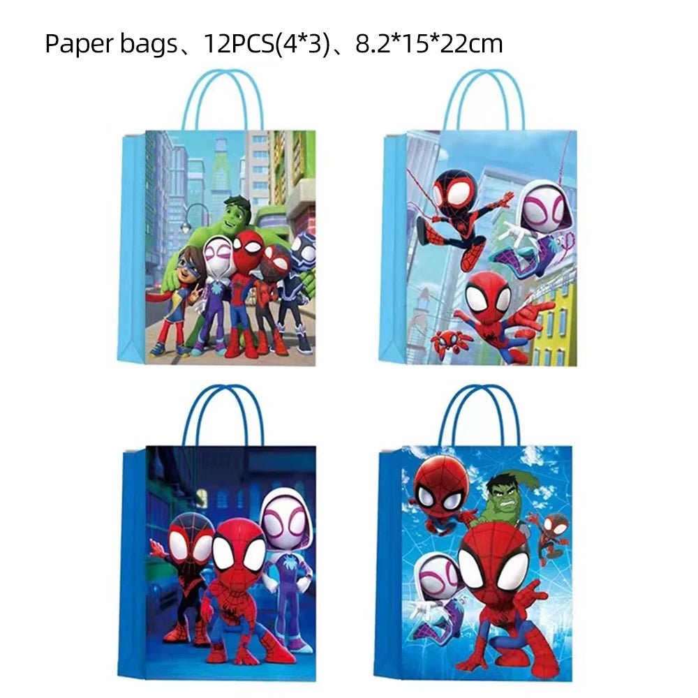 Cute Spider Party Favors Including Bracelet Goodie Bag Pinata Fillers Spider Surprise Favors for His Amazing Friends Party Gi