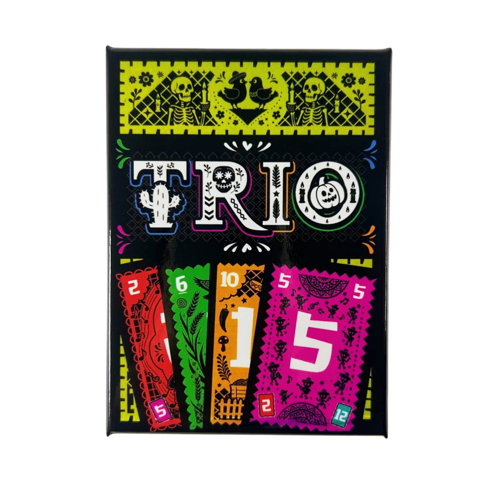 Strategic Card Board Game TRIO Card Fun For Family &friend Parties 3-6 Players Board Game All Ages Entertainment toy Card - D