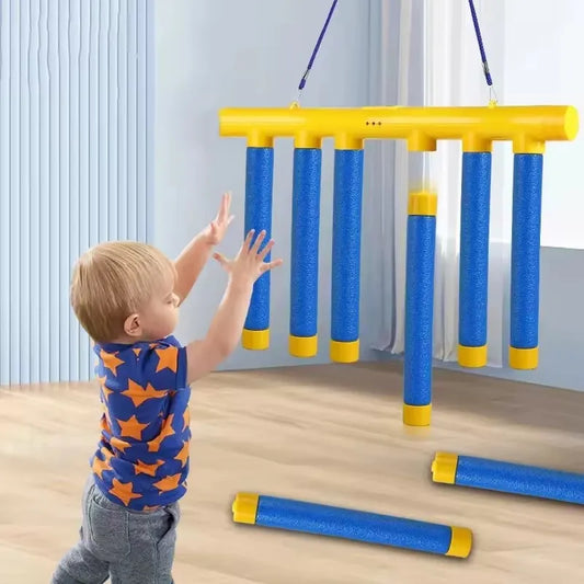 Adults Kid Catching Sticks Game Falling Sticks Catching Sensory Toy Drop Catch Win Reaction Training Reflex Challenge Party G