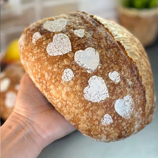 9-Piece Reusable Bread Baking Template 5.9 X 5.9 Inches Artistic Decoration Baking Mold for Creative Loaf Shapes