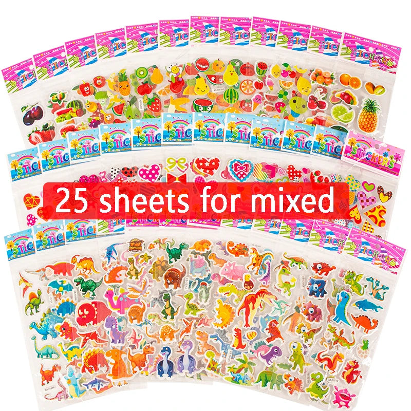 25/40/50 Sheets Clipbook Stickers Handmade DIY Diary Book Decorative over Three Years Old Children Gifts for Boys Girls TMZ -