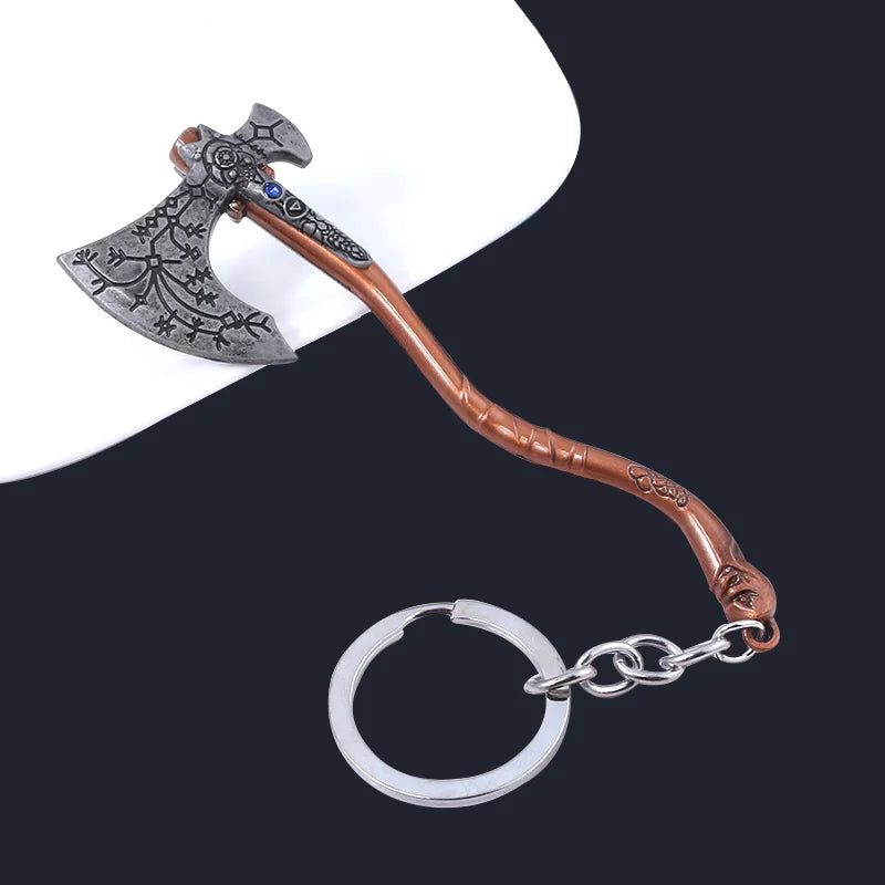 New God of War 4 Kratos Sword Keychain Pendant Keyring Jewelry Men And Women Car key chain Accessories - Keychain L