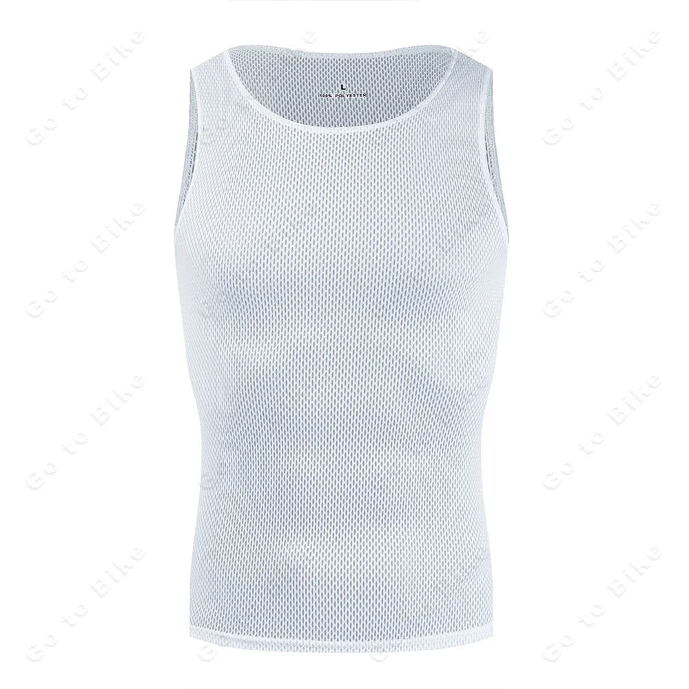 Colorful Cycling Base Layer Cycling Undershirt Quick Dry Underwear Cycling Sleeveless Jersey High Elastici MTB Road Bike Jers