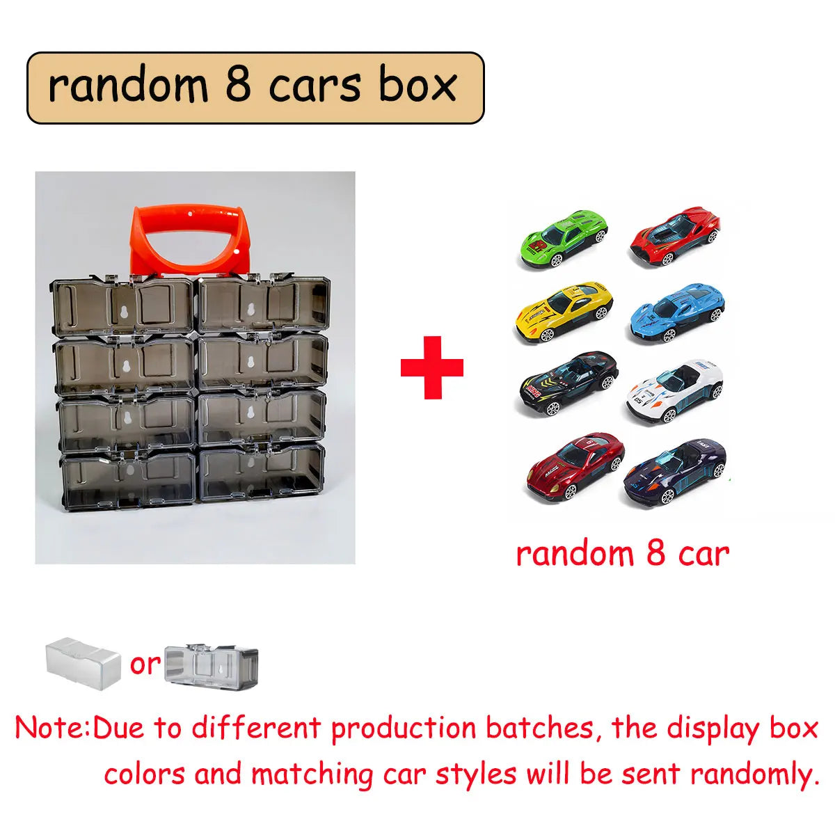 1/64 Acrylic Model Car Display Case Box DIY Assembly Storage Gift for Collectibles Multi-Layer Car Park (Without Car) 1/3/4/5