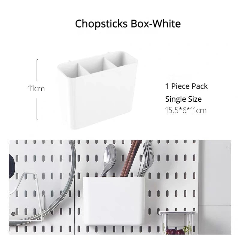 Diy Organizer Pegboard Accessories Pegboard Wall Organizer Panel Shelves For Gamer Room,bathroom,tool house,kitchen Storage R