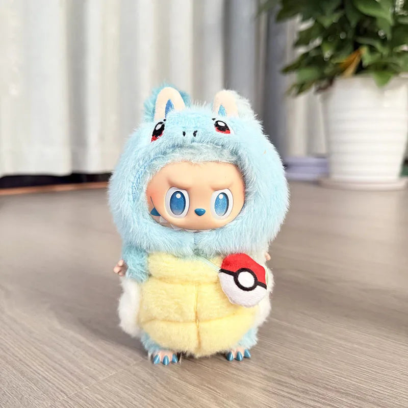 4 Styles for Labubu Clothes Pokemon Pikachu Set Role-playing Costume, Animated Characters, Labubu Accessories (No Dolls) - No