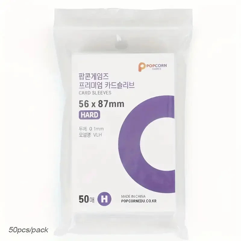Card Film Protective Film Transparent Card Holder CPP Album Binder Suitable for Camera Storage Album Protection - 50PCS 56X87