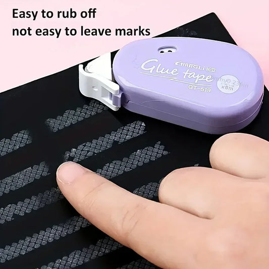 Double Sided Adhesive Dots Glue Tape - Perfect For Scrapbooking Collage Photo Journaling DIY Crafts School Stationery Supplie