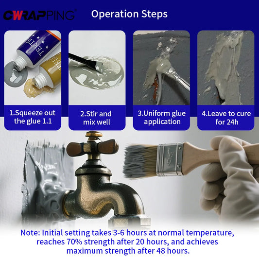 AB Glue Metal Plastic Wood Filler Epoxy Adhesive 20/70/100g Super Strong Metal Repair Glue Welding High Temperature Resistant