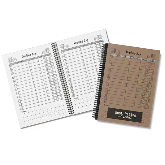 Compact Reading Journal - Track Your Progress With Book Ratings, Notes & Lists - Ideal Gift For Book Lovers & Voracious Reade
