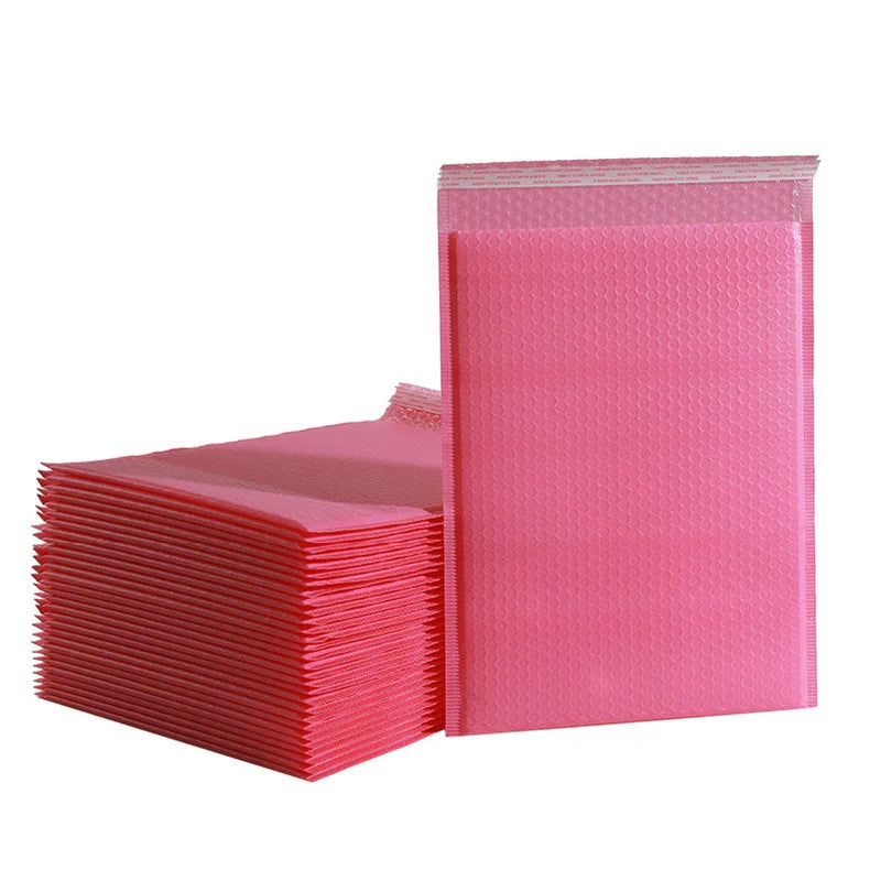 20pcs Bubble Mailers Pink Poly Bubble Mailer Self Seal Padded Envelopes