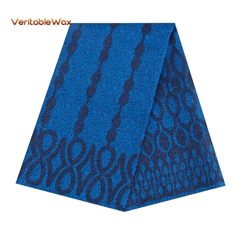 Africa Nigerian Prints Batik Fabric Real Wax Patchwork Sewing Dress Craft Cloth Polyester Ankara Tissu A-7 - 635 / 6 Y
