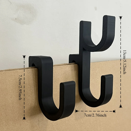2pcs Car Umbrella Hooks - Trunk Hangers,Universal for Sedans with No-Drill Installation,Multi-Functional Seat Back Storage Ra