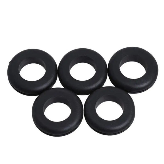 200pcs 3/5/6/8/10/12/16/20mm Rubber Seal Ring Oil Sealing Grommet Gasket for Protect Wire Cable Hole Protection Ring Shim Was