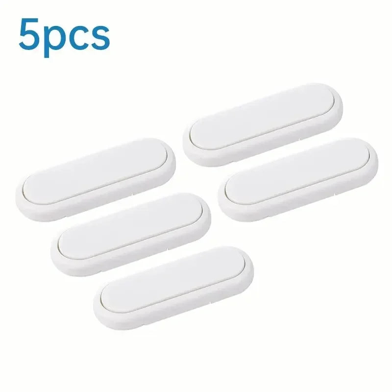 Latch Cabinet Door Protection 5pcs Children's Drawer Safety Baby Anti Pinch Hand Invisible Lock Opposite Door Wardrobe Lock -
