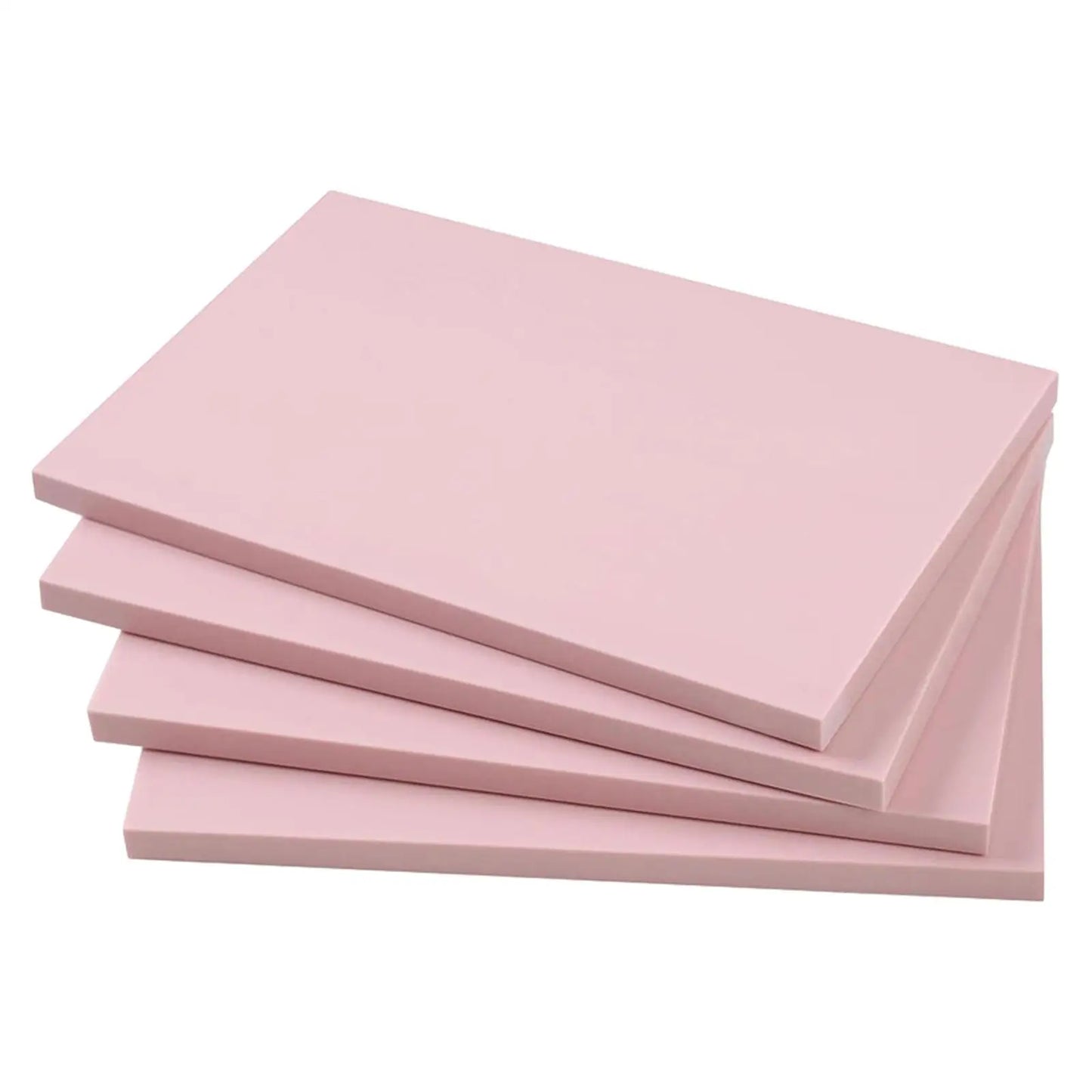 4Pcs Rubber Carving Blocks Pink Linoleum Blocks for Hobbies Crafts Painting - Pink
