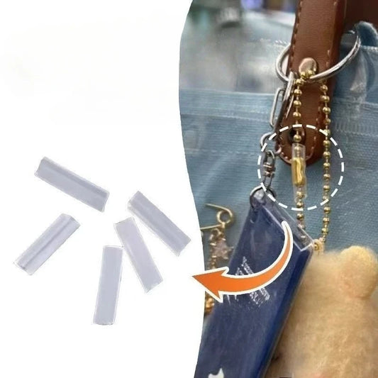 10/20/30/40/50Pcs Bead Chain Anti-lost Cover Pendant Chain Protective Cover Prevent Bag Ornament From Falling Off