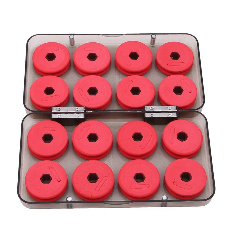 Rainbow Fishing Main Line Box Winding Board High Quality Fishing Box Fishing Tools 6-10 Spindle Silicone Main Spool - 16 Spoo