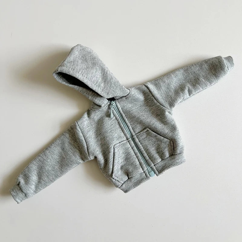 New Arrival Blythe Doll Clothes Sweater Sports Set Vest Shorts Zippered Hoodie Jacket for Blyth OB24 Pullip 1/6 Dolls Outfit