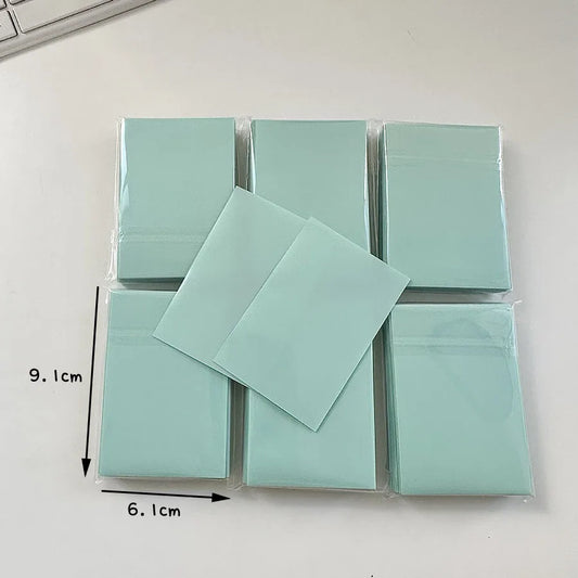Sharkbang 50pcs/Lot Holo Card Sleeves 61x91mm 20C Macaron Color Kpop Holder For Postcards Films Game Cards Photocard Protecto