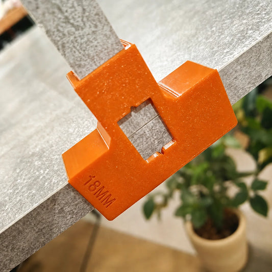 4Pcs 90-Degree Right Angle Clamps and T-Shaped Shelf Brackets, Specifically for 18mm Laminated Boards, Cabinet Corner Bracket