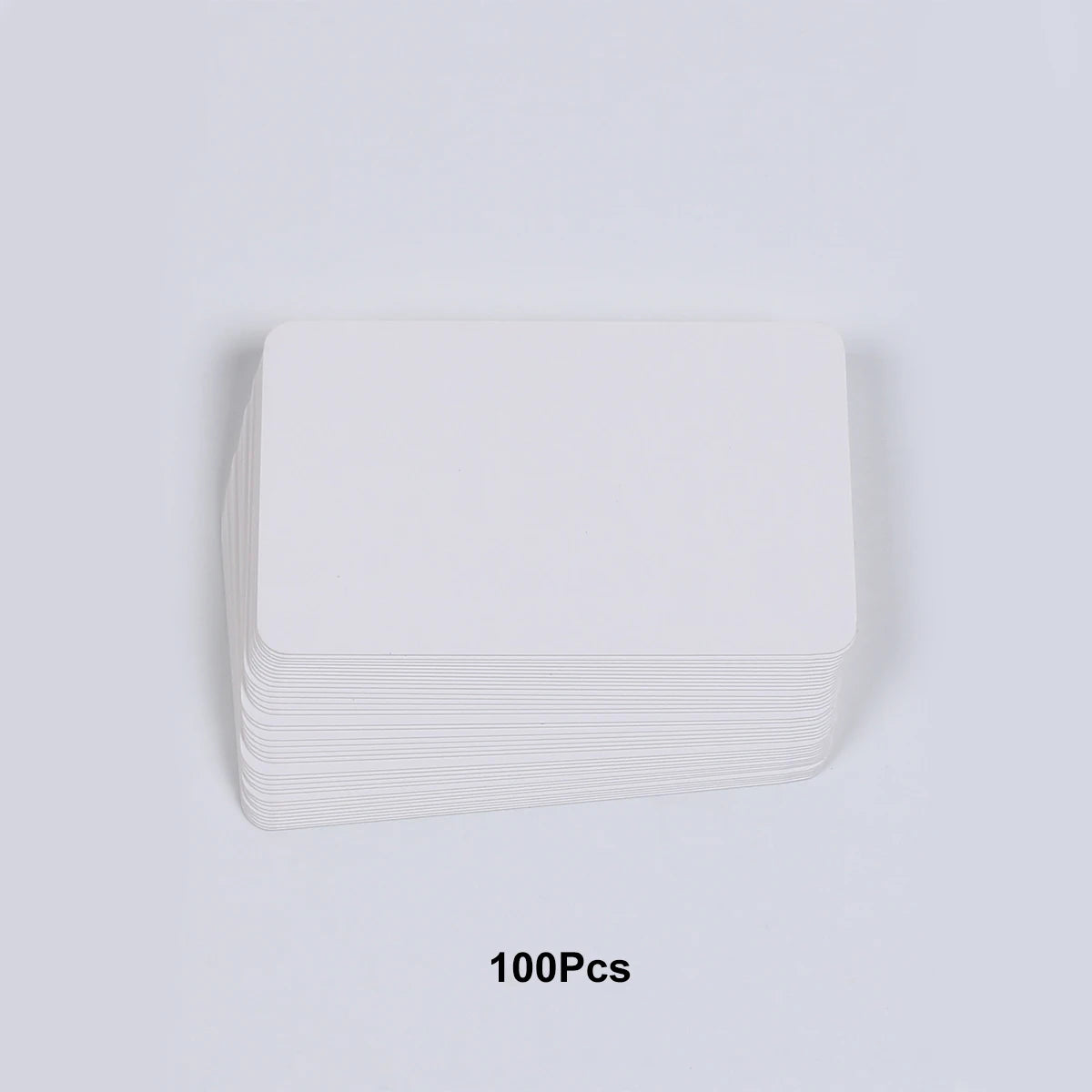 100Pcs Blank Cards 9x5.5cm Thick Cardstock Business Gift Cards Message Note Cards School Supplies White Black - 100Pcs White