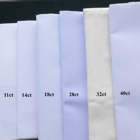 42x50cm 28ct 18ct 16ct 11ct 9ct Aida cloth cross stitch fabric canvas DIY handcraft supplies stitching embroidery craft